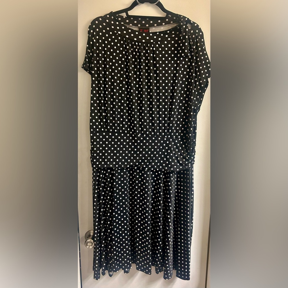 Black and White Polka Dot Dress